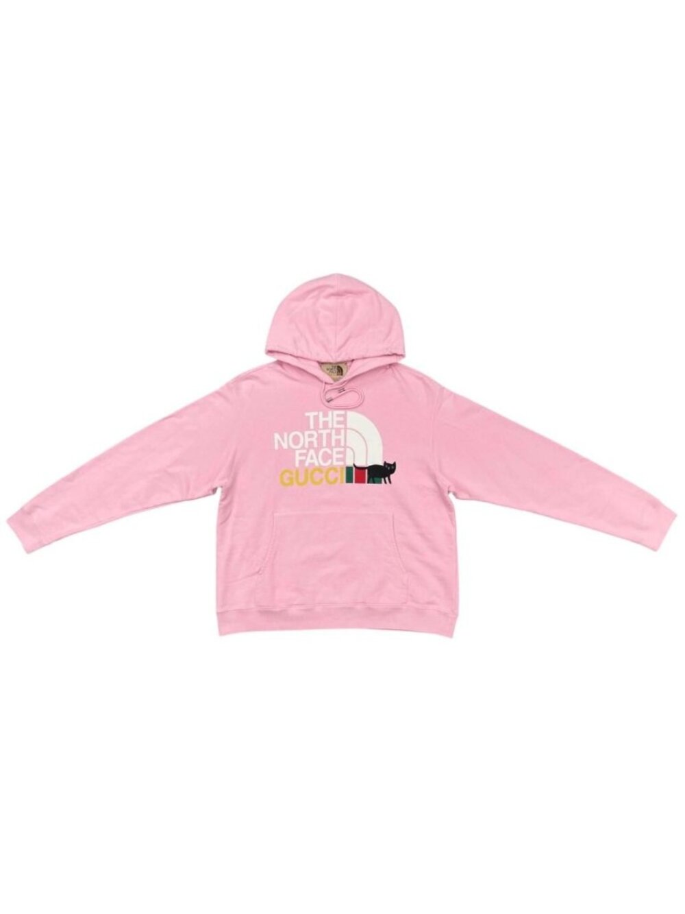 Gucci x the North Face Collaboration Hoodie Logo Print Pullover Sweatshirt M